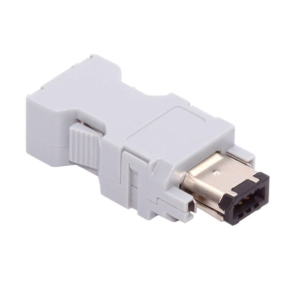 Xiwai SM-6P I/O Connector IEEE 1394 6Pin CN3 Plug 55100-0670 Male JZSP-CMP9-1-E Compatible with Yaskawa Panasonic Servo 54280-0609