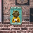 thumbnail image 3 of Placa de Metal Retro de gato, letrero de estaño para Bar, Club, cafetería, cartel Vintage, artes de pared, 3 of 7