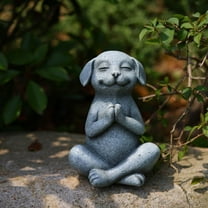AZXY Garden Statues,Garden Sculptures & Statues,Garden Decor Statue Clearance Outdoor,Resin Dog Garden Statue