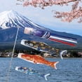 thumbnail image 2 of Japanese Carp-Windsock Streamer Fish Flag Kite Home Outdoors Hanging Decoration Halloween Decorations, 2 of 8