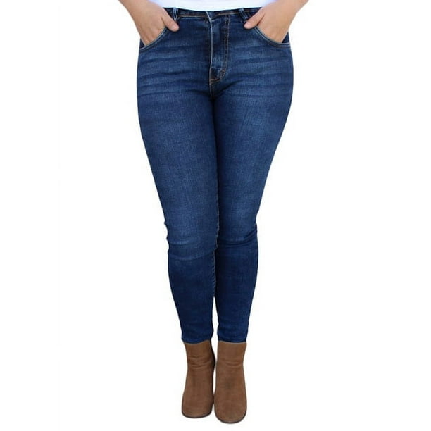 Azul Petróleo Jean Color Azul Saia Tradicional Sarja Color Azul