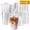 Clear, variant on 100 Pack 16 oz Clear Plastic Cups with Lids and Straws, Disposable Tumblers for Iced Coffee, Smoothies and Cold Drinks