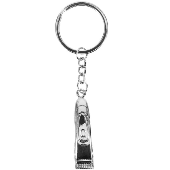 VERDANVERSE Tote Bag Keychain Hair Clipper Shape 1Pack For Men Silver
