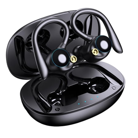 JOGZMZ Wireless Sports Bluetooth Earphones Ear Mounted Noise Cancelling Stereo Earphones