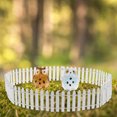 thumbnail image 3 of GOOHOCHY 2Pcs Miniature Barriers White Micro Landscape Fence Props for Simple Elegant Decor, 3 of 8