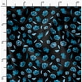 thumbnail image 2 of Soimoi Velvet Black Fabric By the Yard - 54 Inch Wide - Florals Print Fabric - Watercolor Floral Patterns for Fashion and Home Decor Printed Fabric, 2 of 6
