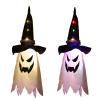 thumbnail image 1 of Fantasma fantasma vestido de horror brilla intensamente hombro fantasma sombrero decoración colgando linterna JShteea El nuevo, 1 of 1