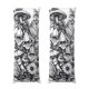 thumbnail image 1 of Fotbe Monochrome Botanical Illustration Funda para Almohada Corporal con Diseño, Funda de Microfibra Ultrasuave de 20x54 Pulgadas, Ropa de Cama Elegante, 1 of 7