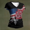 thumbnail image 6 of Short Sleeve Shirts for Women 250th Anniversary Usa Shirt 1776-2026 American Flag Print America 250 Patriotic T Shirts Graphic Tees, 6 of 6