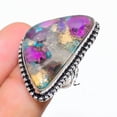 thumbnail image 2 of Natural Spiny Oyster Gemstone Handmade 925 Sterling Silver Ring Size 9, 2 of 2