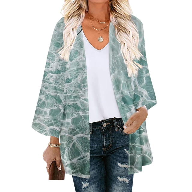 Nouveaux Hauts pour Femmes 2023 Grande Taille Mode Femme Manches Longues Col Rond Blouse Imprimée Automne Pull Décontracté Hauts Manches Longues pour Femmes