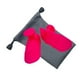 thumbnail image 4 of 2 guantes de levantamiento de pesas para mujeres y hombres, agarres de silicona ligeros para gimnasio. Rojo, 4 of 9
