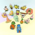 thumbnail image 5 of Broches de Bob Esponja de anime, pines esmaltados, insignias de Patrick, estrellas, Gary, mochilas, sombreros, camisas, prendedores de solapa, regalos de joyería para amigos, 5 of 5
