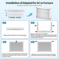 thumbnail image 5 of ZHONG MERV 20x25x4 Air Filter MERV 13 Compatible with 213 Replacement Model 1210 1620 2120, 2200 2210 HCC20-28 PCO3-20-16 HVAC AC Furnace MPR 1900 FPR 10 2-Pack, 5 of 9