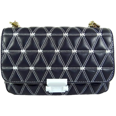 Michael Kors Sloan Ladies Large Admiral Leather Crossbody Bag 30S9LSLL7Y414