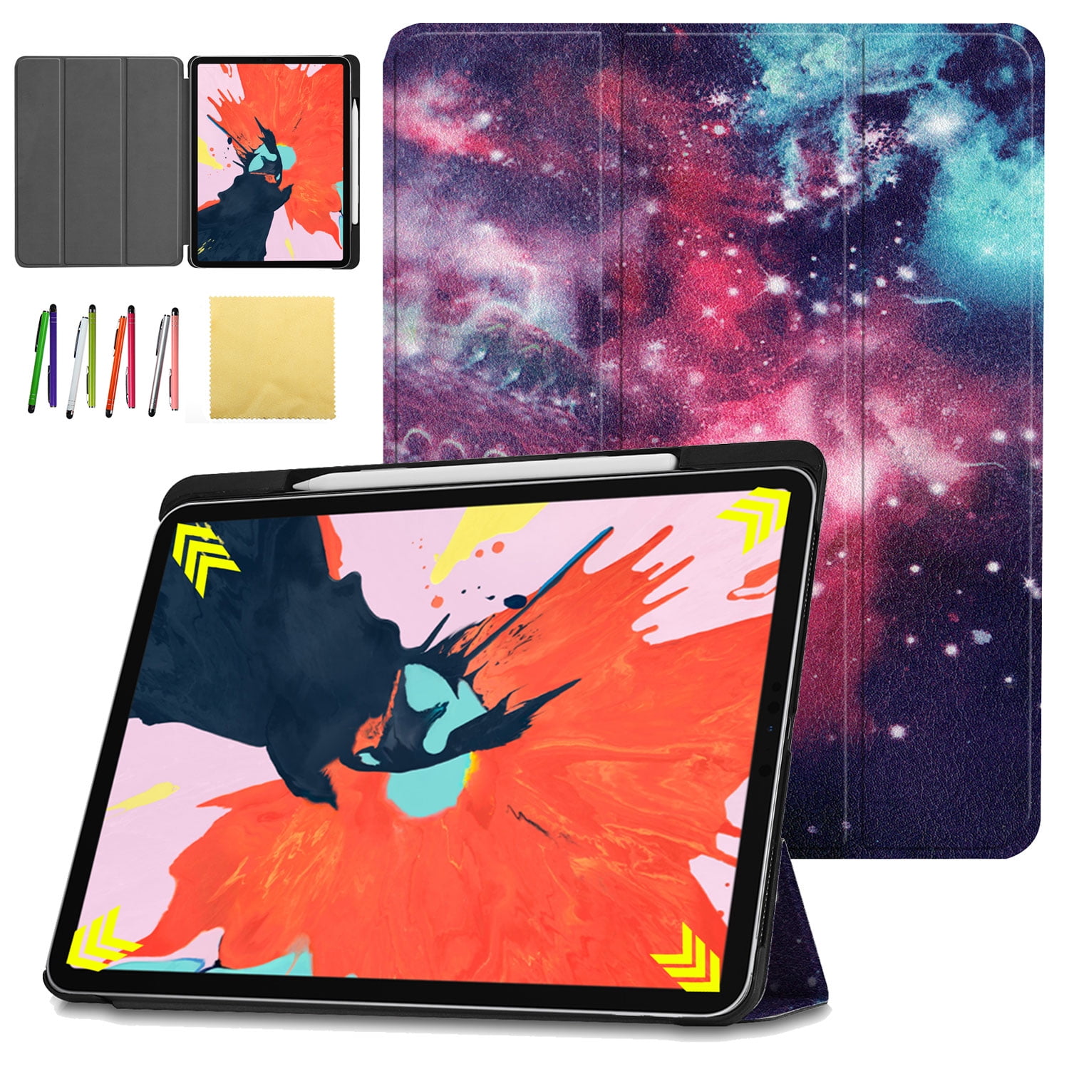 Cat Dog Friends Couple Photo Shoot 12 12.9 Inch Ipad Pro Laptop Tablet Protective Case Sleeve Cover Bag for Women Men Girls Boys Kids Birthday Gifts for Her Him