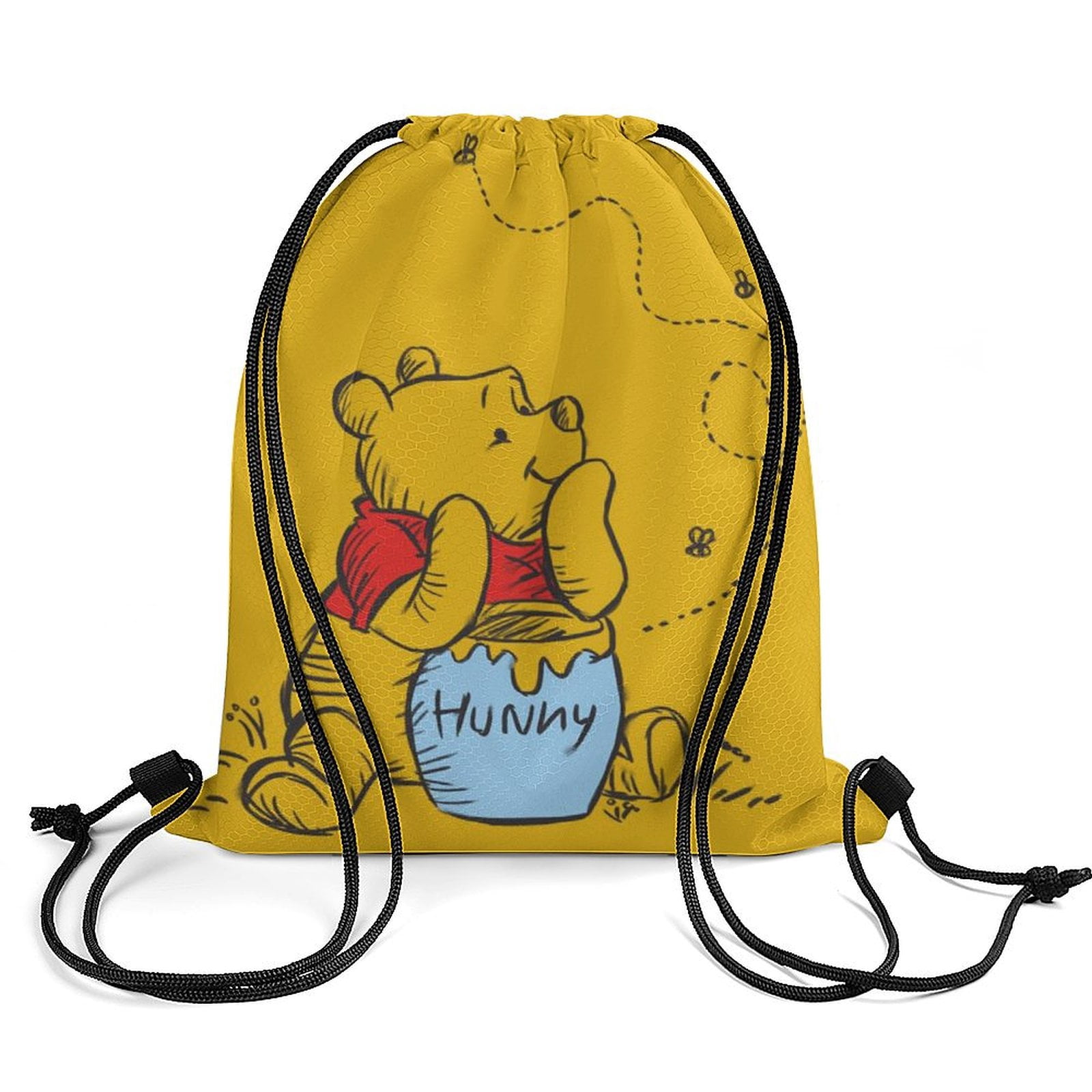 NWT Year of Ours Nylon Drawstring Backpack Pale Yellow Gold Hardware Sporty Bag Amazon.com | Threadart Drawstring Backpacks - Pack of 10  main image 2