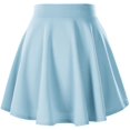 thumbnail image 2 of Women's Basic Flared Casual Mini Skate Skirt Versatile Stretchy, 2 of 7