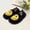 Black & Yellow, variant on Cute Cartoon Smile Face House Slippers for Women & Men Fuzzy Barefoot Slipper Socks Closed Back Cozy Warm Barefoot Home Shoes Portable Barefoot Shoes