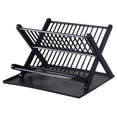thumbnail image 6 of Voiceine 1 Set Folding Dish Drainer Plate Drying Rack Plate Holder Dish Rack Drying Strainer, 6 of 10