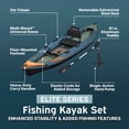 thumbnail image 4 of Hydro Force Angler Elite X1 Inflatable 1-Person Fishing Kayak Set 12'6", 4 of 11