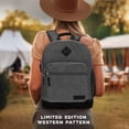 thumbnail image 3 of Mochila Wrangler Yellowstone gris oscuro para portátil resistente al agua, 3 of 6