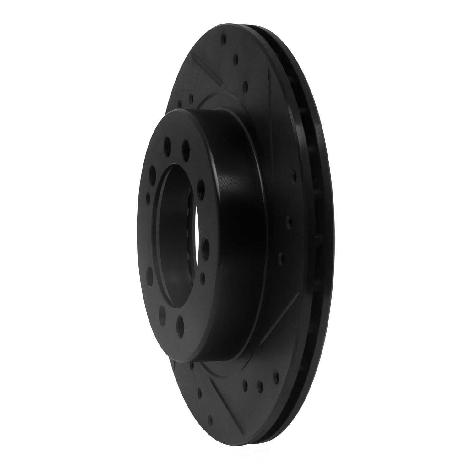 Dynamic Friction Company 633-72005R DFC Brake Rotor - Drilled And Slotted - Black