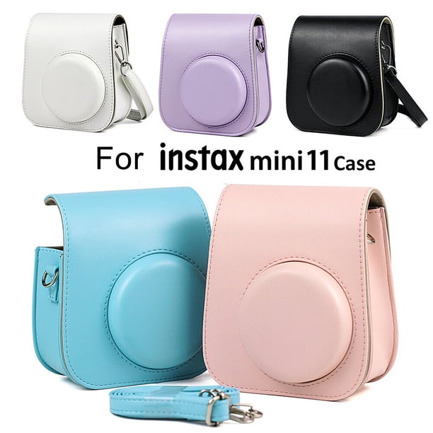 Estuche para Cámara Instantánea Xihbxyly Mini 11 Bolso de cuero Protector color