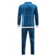 thumbnail image 4 of ICHUANYI Clearance Men's Sports Color Casual Velvet Casual Men's Two-piece Jacket Trousers(Blue, S) Ichuanyi Ichuanyi, 4 of 9