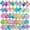 Mix-Random Color, variant on 10-50pcs Mini Pop Keychain Toddler Sensory Fidget Toys Bulk Classroom Prizes Kids Birthday Party Favors Wedding Gift for Guests
