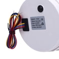 thumbnail image 4 of BIMZUC 110mm 4-3/8in Universal Tachometer Gauge 7000 RPM with Hour Meter & 7 Color Backlight, Marine Boat RPM Gauge for Car Yacht RV Truck, 9-32V DC, White Dial Silver Bezel, 4 of 9