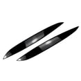 thumbnail image 5 of BFY 2x Headlight Eyebrow Eyelid Cover Trim for VW Golf MK4 1997-2005 Gloss Black, 5 of 7