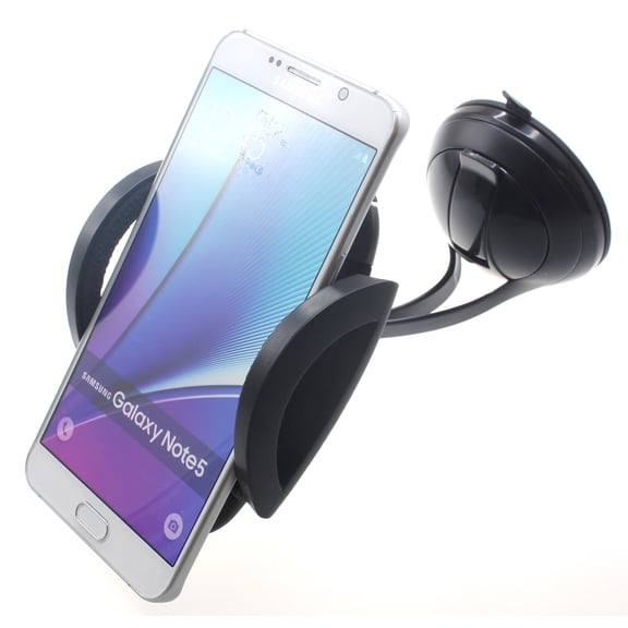Dash Car Mount for Samsung Galaxy S24 FE - Windshield Holder Cradle Rotating Dock for Galaxy S24 FE