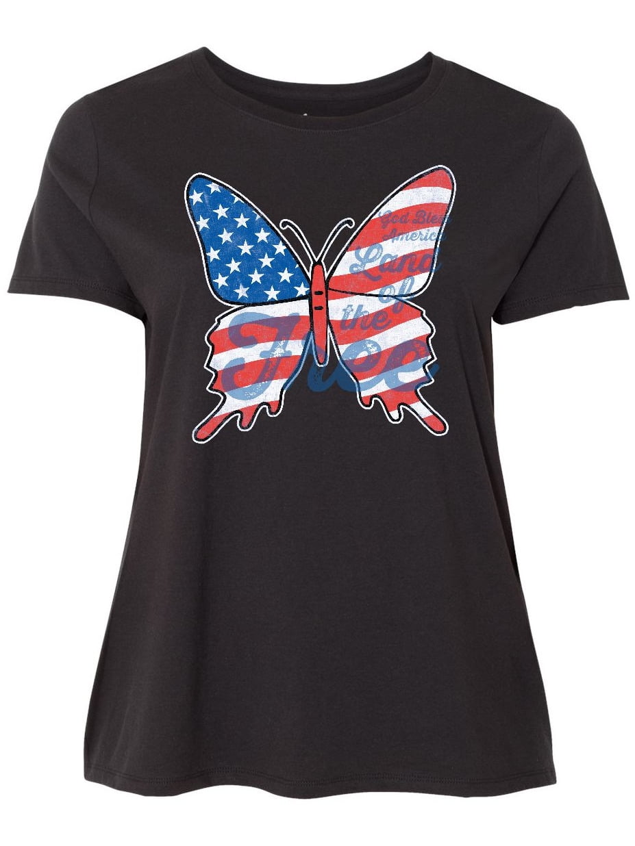 women's plus size patriotic t shirts
