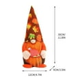 thumbnail image 3 of Hvmvliv Fall Gnomes Plush(4.72x3.55x11.82in) Faceless Doll Fall Plush Decorations Thanksgiving Standing Rudolph Fall Gnomes Decor Thanksgiving Doll Ornament B, 3 of 7