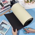 thumbnail image 3 of 70x11.8 inch Black Self Adhesive EVA Foam Roll 6mm Thick Waterproof Foam Rubber Sheet for Furniture Protecting Gap Filling Costumes and Other Craft Project Black, 3 of 9