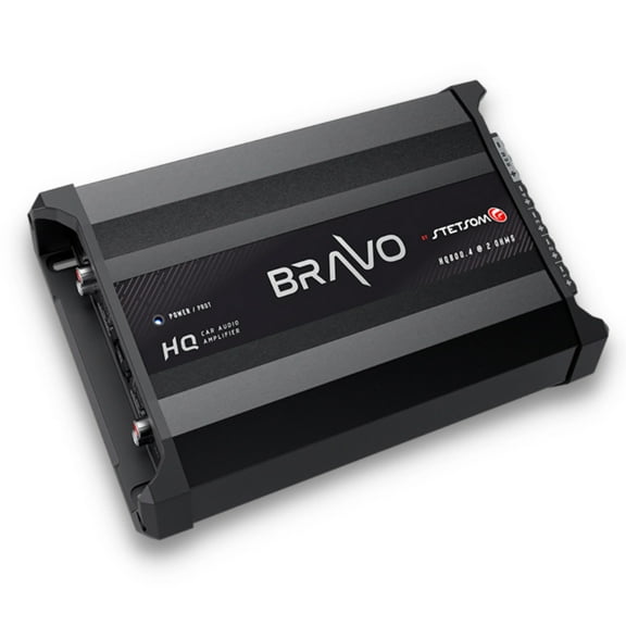 Stetsom Bravo HQ 800.4 Car Audio 4 Channel Amplifier 2 Ohm 800 Watts RMS HQ800.4