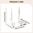 thumbnail image 6 of Plate Stand Plate Holder Display Stand Clear Acrylic for Platter Cookbook Collectible Home Office Display, 6 of 6