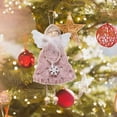 thumbnail image 4 of Navidad lindo colgante muñecas ángel niña juguete decoraciones fiesta año nuevo hogar DIY, 4 of 5