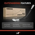 thumbnail image 5 of A-Premium Front Passenger Brake Hydraulic Hose Compatible with Select Chevy Models - Blazer 2002 2003 2004 2005, 4.3L - Replace# 15073504, 5 of 6