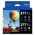 thumbnail image 1 of 277 277XL Ink Cartridges Combo Pack High Yield PTONPR Replacement for EPSON 277XL 277 T277 Ink Cartridge with XP-850 XP-860 XP-950 XP-960 XP-970 Prin, 1 of 6