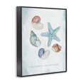 thumbnail image 2 of Stupell Industries Rustic Lodge Seashells and Sunshine Saying Black Framed Giclee Art, 24 x 30, by Janet Tava, 2 of 7