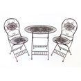 thumbnail image 1 of Benzara BM148414 Ensemble Table et Chaises Bistro - Marron, 1 of 1
