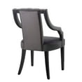 thumbnail image 5 of Side Dining Chair, Set of 2, Grey Gray, Velvet, Kitchen Cafe Bistro Hospitality Restaurant, Modern Contemporary Boutique HB33421, 5 of 8