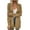 Khaki-vestidos de otoño para mujer, variant on Chunky Knit Cardigans for Women Long Sleeve Open Front Sweaters Solid Color Above the Knee Cardigan Fall Knitwear Khaki L