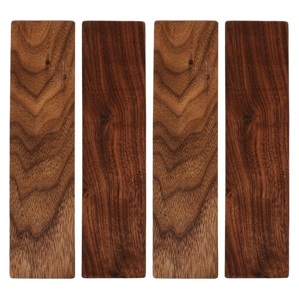4 bloques de madera para manualidades, tablones para tallar y grabar, tableros de madera de nogal para proyectos de carpintería y tallado.