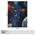 thumbnail image 4 of ONETECH  Galaxy Planet Blanket Gifts - Kids Boys Men Outer Space Universe Throw Blanket Soft Warm Plush Blanket for Teens Teenagers Birthday Halloween Fathers Day, 4 of 6