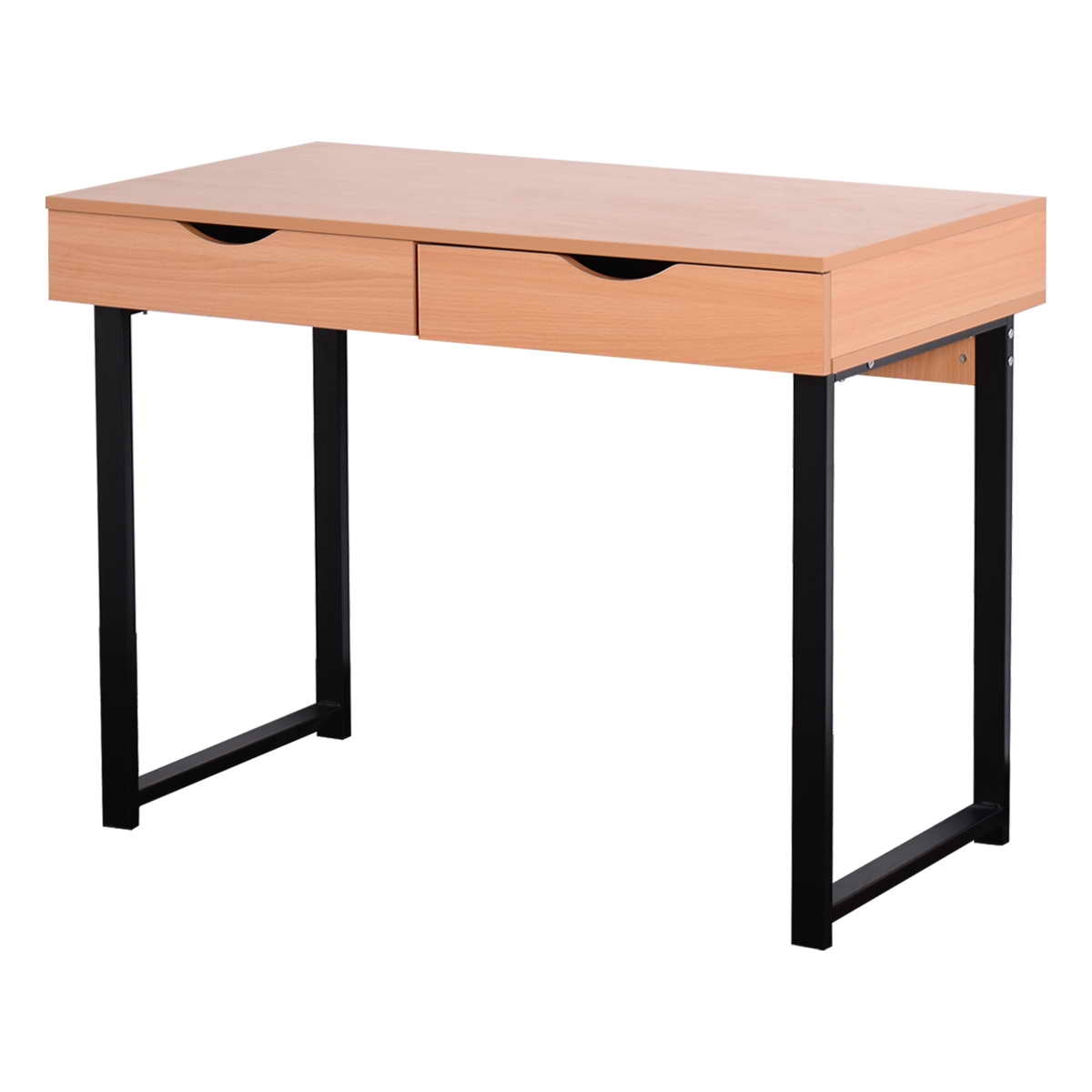 Topbuy Modern Corner Desk Side Table Computer Desk Workstation w/ Steel