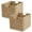 2 Packs, variant on CHOSHOME 2 PACK Water Hyacinth Storage Baskets Wicker Cube Baskets 14.5“x 12.5"x 10.75"