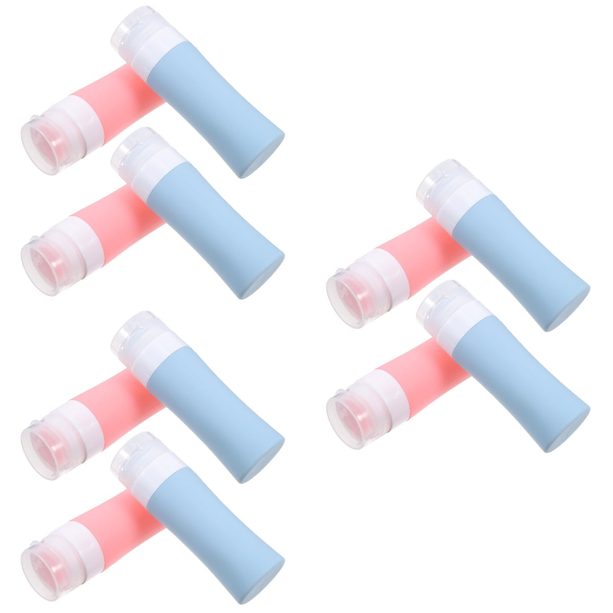YSNOOWE  Portable Squeezable Silicone Bottles for Toiletries 12Pcs